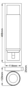 Feiss FE-AMALIA1-LBATH -Lampada LED da bagno AMALIA 1xG9/3,5W/230V IP44 cromo
