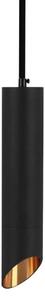 Lampadario a sospensione con supporto rigido 1xGU10/35W/230V 20 cm nero