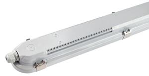 Plafoniera LED Stagna 150cm IP66 55W, 8.800lm (160lm/W) - OSRAM Driver Colore Bianco Naturale 4.000K