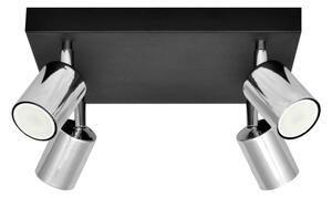 Faretto LED TUNE 4xGU10/4,8W/230V cromo opaco/nero