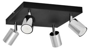 Faretto LED TUNE 4xGU10/4,8W/230V cromo opaco/nero
