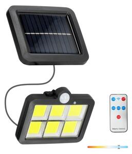Faretto solare LED 1,5W 6000K IP44 con sensore e batteria 1200 mAh