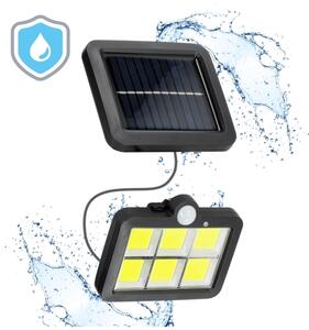 Faretto solare LED 1,5W 6000K IP44 con sensore e batteria 1200 mAh