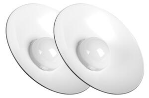 Lampadario solare LED dimmerabile su cavo 2xLED/1,8W/3,7V IP44 6500K 2400 mAh + telecomando