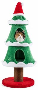KOMFOTTEU, tiragraffi per gatti alto 130 cm, a forma di albero di Natale