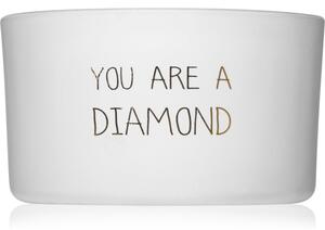 My Flame Amber's Secret You Are A Diamond candela profumata con stoppino in legno 9x5 cm