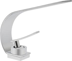 Miscelatore per lavabo - Miscelatore monocomando - Installazione libera - Acciaio inox 304 - Corpo valvola in ottone - Antigoccia - Foro 3,1-4,2 cm - Tubo flessibile 60 cm - Argento