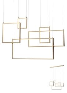 Redo 01-2317 - Lampadario dimmerabile a LED su cavo PLANA LED/80W/230V oro