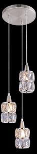 Globo 15760-3 - Lampadario di cristallo a sospensione WOLLI 3xE14/40W/230V