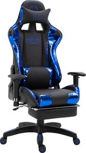 Sedia da ufficio Turbo con poggiapiedi lucido