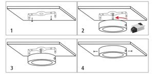 Plafoniera LED LED/18W/230V 4200K diametro 21 cm bianco