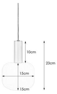 Markslöjd 108123 - Lampadario su filo SOBER 1xE14/40W/230V ottone