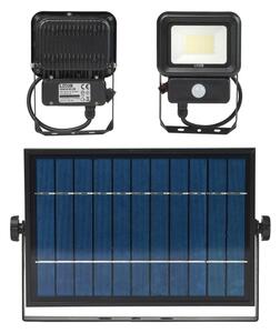 Faro solare LED esterno 20W 6500K IP65 con sensore e batteria 4400 mAh