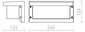 RED - Design Rendl- R12561 - Applique da esterno HIDE 1xE27/18W/230V IP54