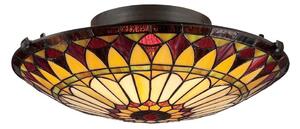 Elstead QZ-WEST-END-F - Plafoniera Tiffany WEST 2xE27/75W/230V