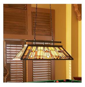 Elstead QZ-INGLENOOK-ISLE - Lampadario a catena in stile Tiffany INGLENOOK 3xE27/100W/230V