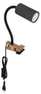 Globo 57911KG - Lampada flessibile con clip ROBBY 1xGU10/25W/230V grigio/marrone