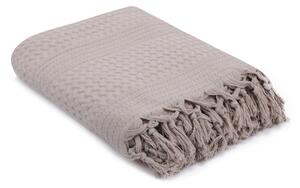 Copriletto leggero in cotone marrone chiaro Marrone, 220 x 240 cm - Mijolnir