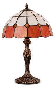 Brilagi - lampada da tavolo Tiffany in vetro colorato SIENNA 1xE27/60W/230V