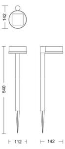 Philips - Lampada solare LED VYNCE LED/1,5W/3,7V 1500 mAh IP44