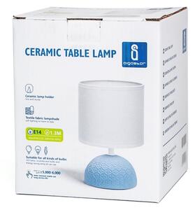 Aigostar - Lampada da tavolo 1xE14/40W/230V blu/bianco