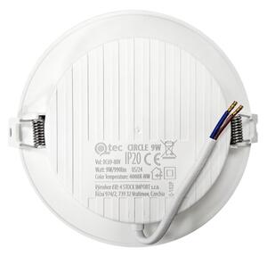 Lampada LED da incasso CIRCLE LED/9W/230V 4000K diametro 14,5 cm bianco