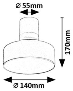 Rabalux 71327 - Plafoniera LED OVIDIA LED/16W/230V 3000K bianca