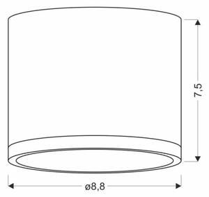 Plafoniera LED TUBA LED/9W/230V