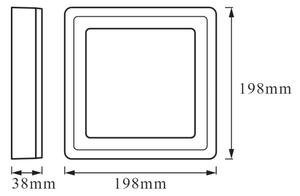 Ledvance - Plafoniera LED CLICK LED/15W/230V
