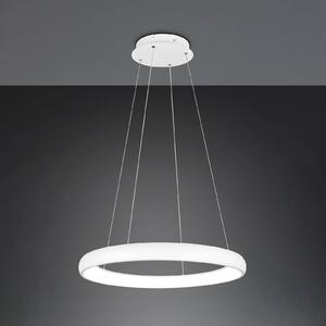 Trio Lighting Lampada a sospensione LED Cardona, Ø 75 cm, bianco, CCT, metallo