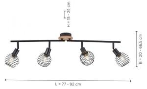 Leuchten Direkt 15924-79 - Faretto EUGEN 4xE14/40W/230V