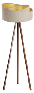Lampada da terra GALAXY 1xE27/60W/230V beige/wenge