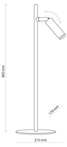 Lampada da tavolo LED LAGOS 1xG9/6W/230V 4000K bianca
