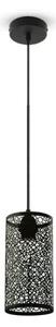 Lampadario a sospensione con filo 1xE27/60W/230V nero