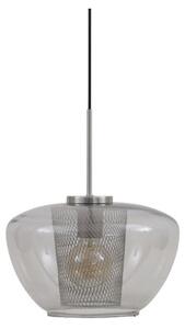 Briloner 4016-014 - Lampada a sospensione con cavo SEVENTIES 1xE27/40W/230V grigio fumé