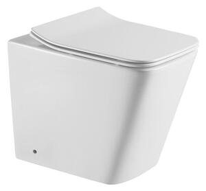 WC filomuro salvaspazio senza brida e sedile soft-close | LITOS-TFS - KAMALU