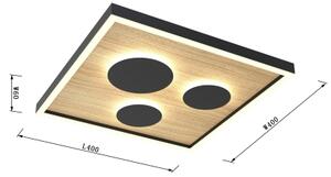 Wofi 9012-306S - Plafoniera LED dimmerabile DIJON LED/26W/230V