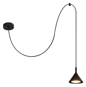 Lampadario a sospensione con filo ETNA 1xGX53/15W/230V nero
