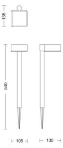 Philips - Lampada solare LED VYNCE LED/1,5W/3,7V IP44