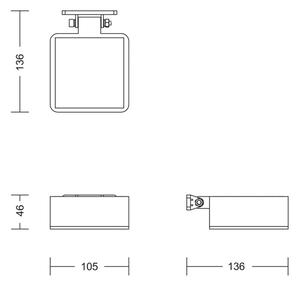 Philips - Applique a LED solare VYNCE LED/1,5W/3,7V IP44