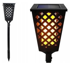 Lampada solare LED con sensore LED/0,6W/5,5V IP65 2000 mAh 107 cm nera