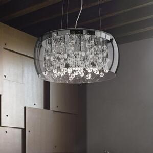 Ideal Lux - Lampadario a sospensione con filo AUDI 5xG9/40W/230V fumé