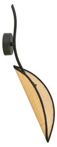 Applique LOTUS 1xE14/10W/230V nero/beige