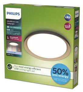Philips - Plafoniera LED dimmerabile PEBBLO LED/10W/230V 4000K nero