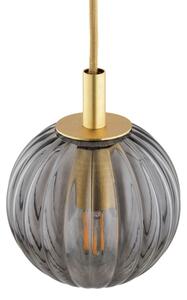 Argon 8512 - Lampadario a sospensione con filo PALOMA 1xE14/7W/230V diametro 12 cm oro/nero