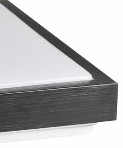 Plafoniera KAZIMIERZ 2xE27/20W/230V 29,5x29,5 cm nero