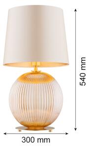 Argon 8535 - Lampada da tavolo HAMILTON 1xE27/15W/230V color crema/beige