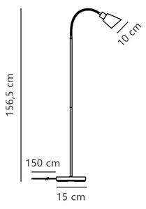 Nordlux - Lampada con piedistallo MOLLI 1xE14/25W/230V
