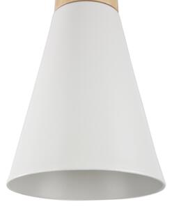 Maytoni P359-PL-140-W-Lampadario a sospensione con filo BICONES 1xE27/60W/230V diametro 14cm bianco/beige