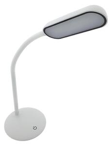 Lampada da tavolo LED dimmerabile touch flessibile 6W 5V USB 1200mAh bianca